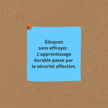 1sécurité affective
