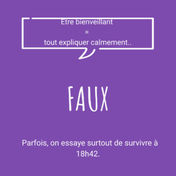 2. bienveillance et calme
